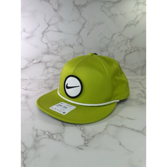 Nike True Retro72 Golf Hat Cap Unisex Apple Green White Black DH1343 308 New - Picture 1 of 4